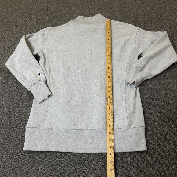 Vintage Champion Reverse Weave Sweatshirt Mens Size Small Gray Spellout Logo - Picture 4 of 8
